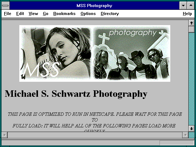 Screenshot of MSS Photography