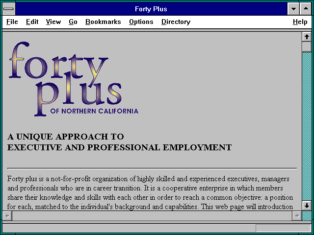 Screenshot of Forty Plus