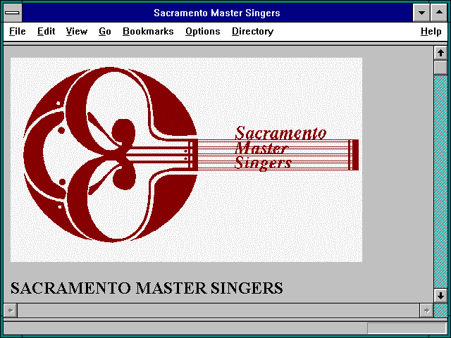 Screenshot of Sacramento Master Singers
