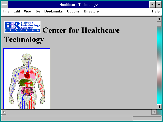 Screenshot of Healthcare Technology