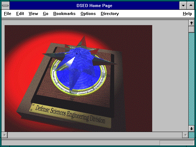 Screenshot of DSED Home Page