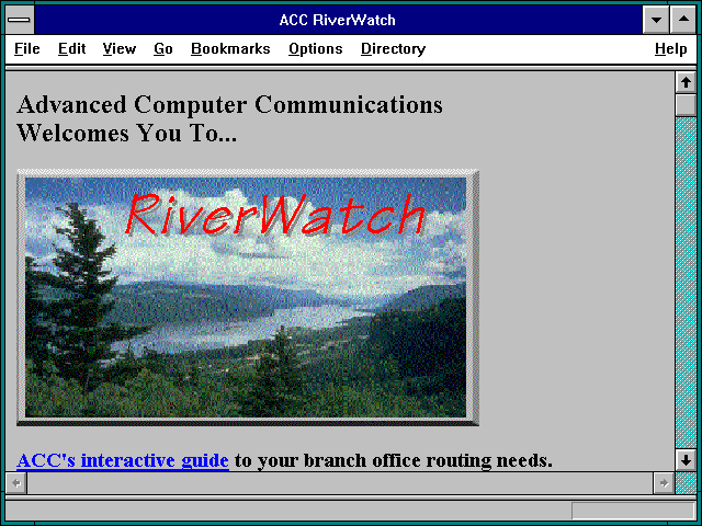 Screenshot of Advanced Computer Communications