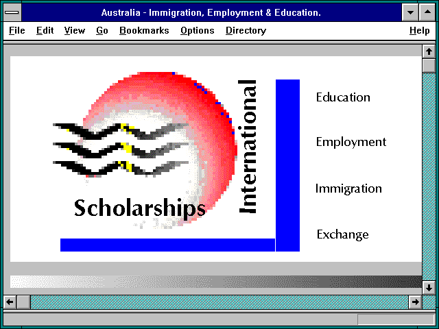 Screenshot of Australia - Immigration Employment & Education.