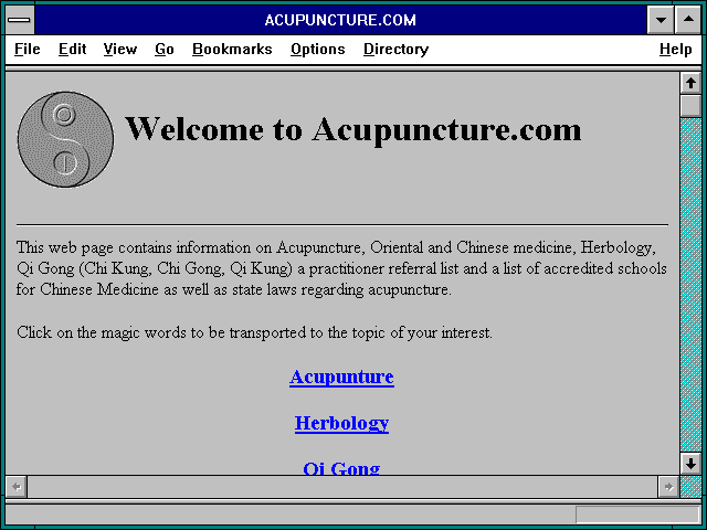 Screenshot of Acupuncture.com