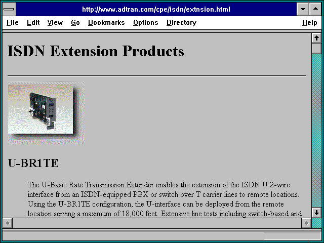 Screenshot of http://www.adtran.com/cpe/isdn/extnsion.html