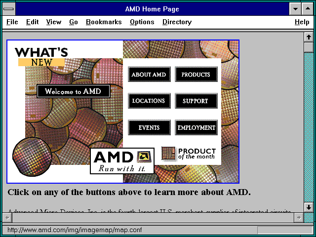 Screenshot of Advanced Micro Devices