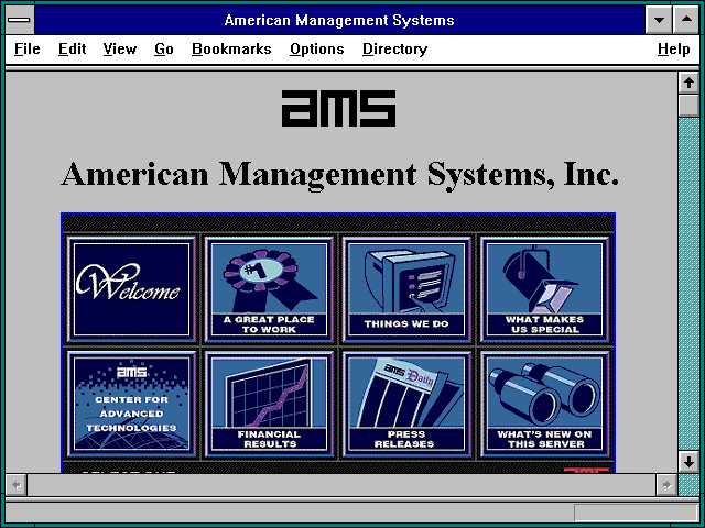 Screenshot of American Management Systems, Inc.
