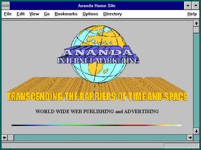 Screenshot of Ananda Home Site