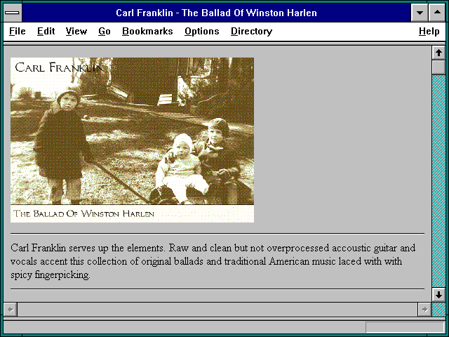 Screenshot of Visual Basic Home Page