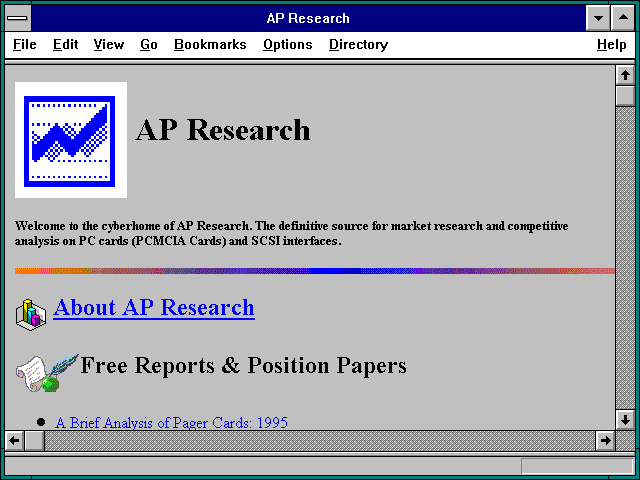 Screenshot of AP Research