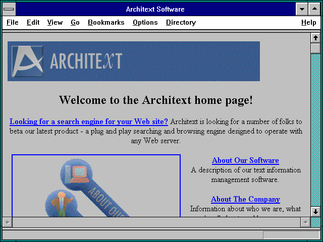 Screenshot of Architext Software