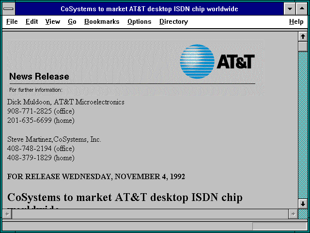 Screenshot of desktop ISDN chip worldwide