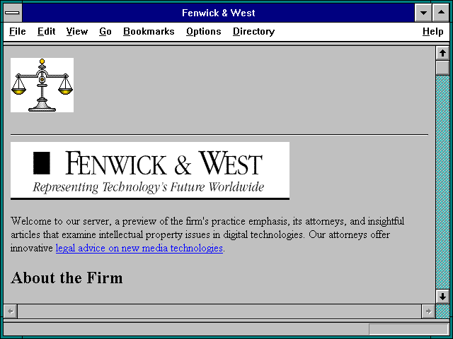 Screenshot of Fenwick & West