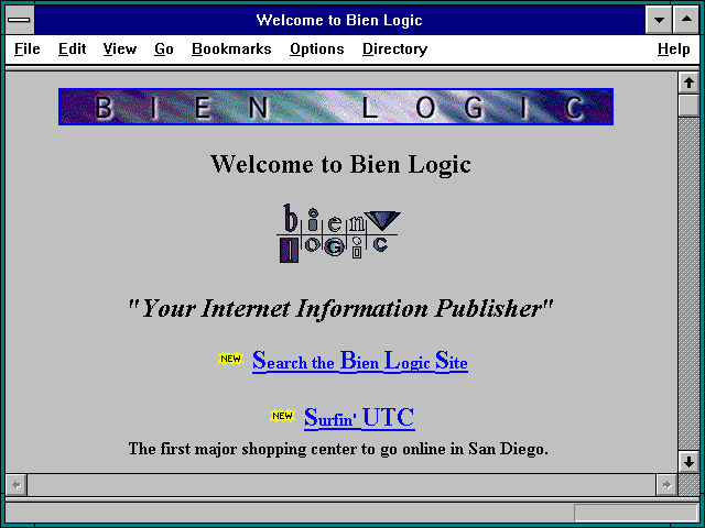 Screenshot of Welcome to Bien Logic