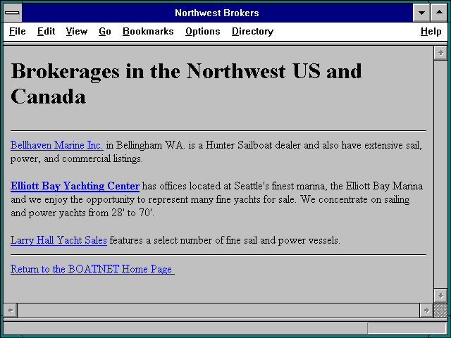 Screenshot of Northwest Brokers