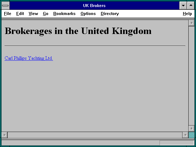 Screenshot of UK Brokers