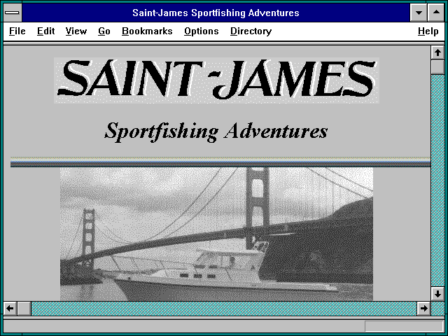 Screenshot of Saint-James Sportfishing Adventures