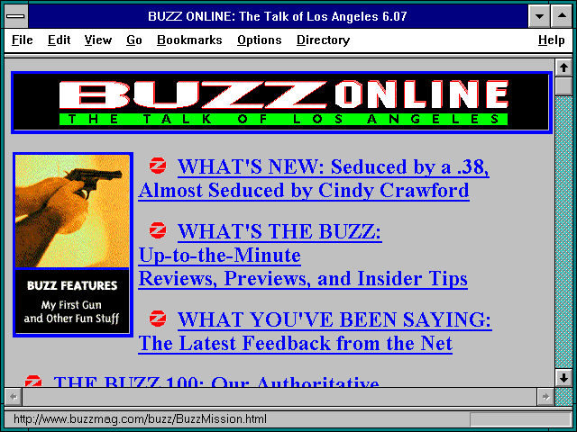 Screenshot of BUZZ ONLINE: The Talk of Los Angeles 6.07
