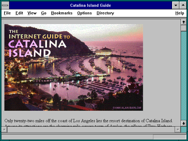 Screenshot of Catalina Island Guide