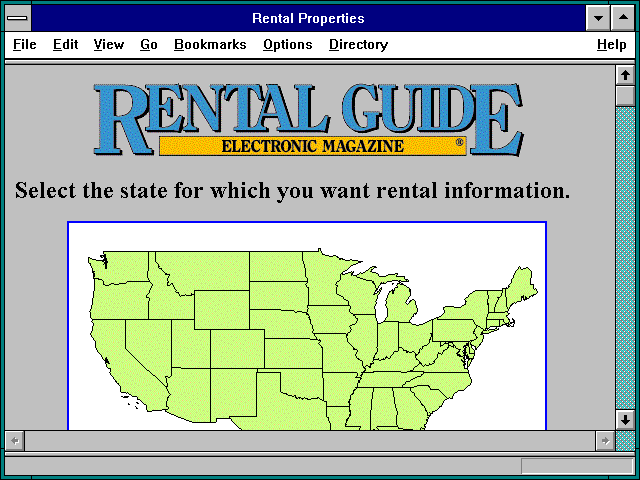 Screenshot of Rental Properties