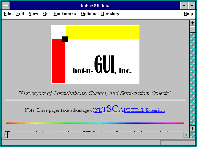 Screenshot of hot-n-GUI Inc.