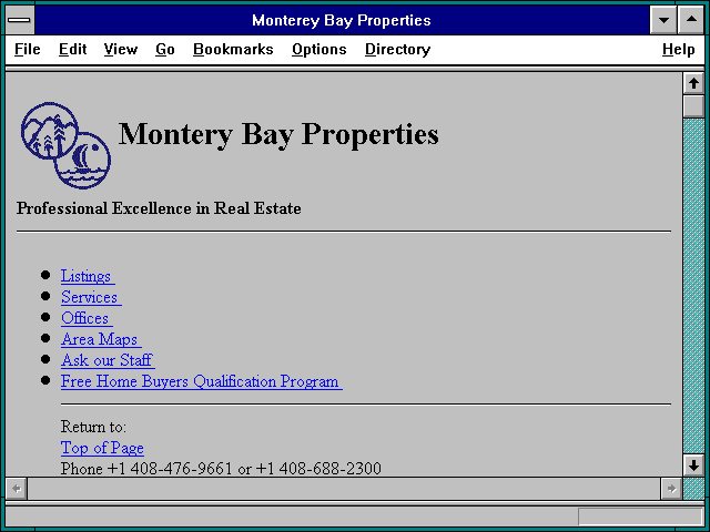 Screenshot of Monterey Bay Properties