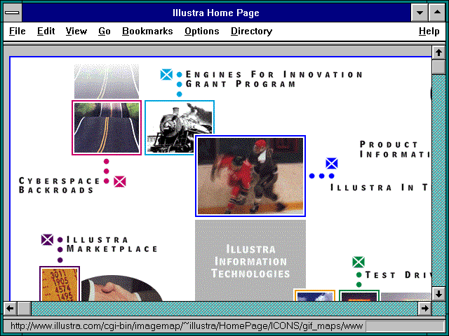 Screenshot of Illustra Home Page