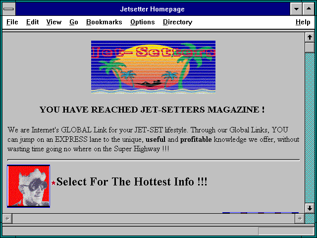 Screenshot of Jetsetter Homepage