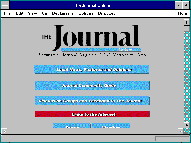 Screenshot of Journal Newspapers (Virginia/Maryland,)