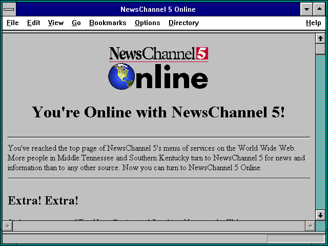 Screenshot of NewsChannel 5 Online
