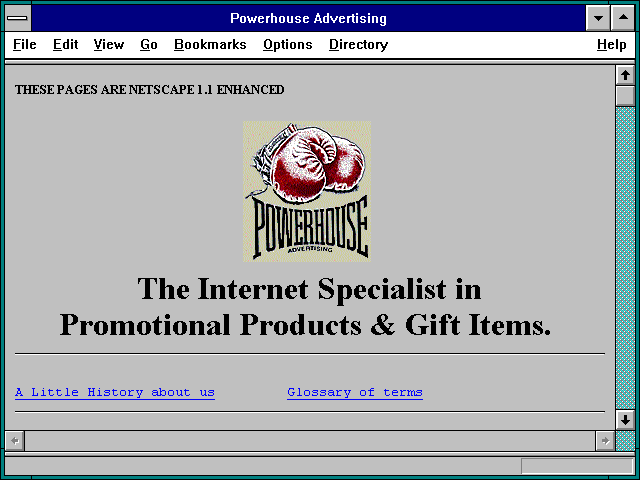 Screenshot of Powerhouse Advertising