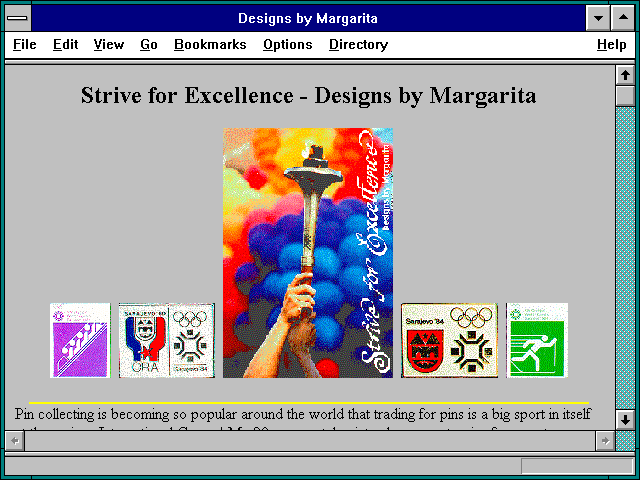 Screenshot of Designs by Margarita
