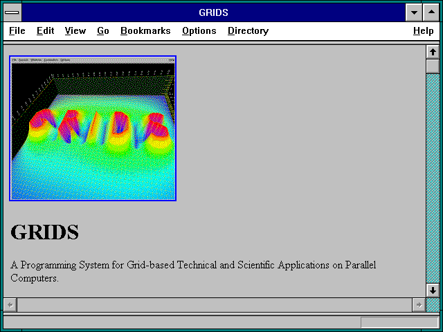 Screenshot of GRIDS