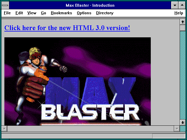 Screenshot of Max Blaster - Introduction