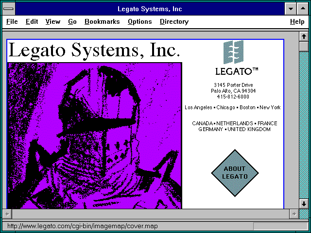 Screenshot of Legato Systems Inc