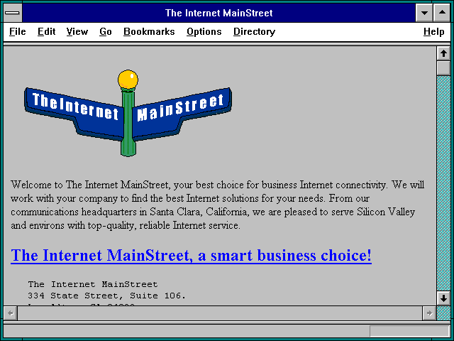 Screenshot of The Internet MainStreet - Santa Clara