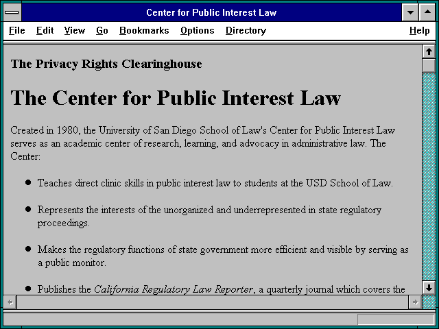 Screenshot of Tibetan Organizations