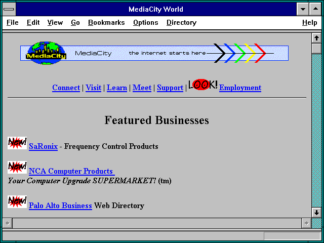 Screenshot of MediaCity World