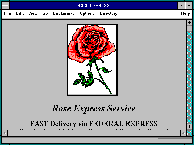 Screenshot of ROSE EXPRESS