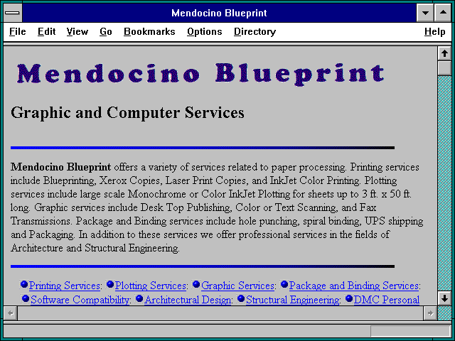 Screenshot of Mendocino Blueprint