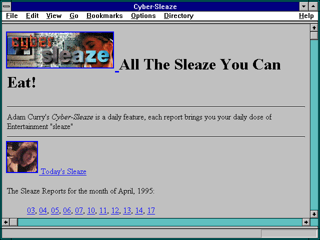 Screenshot of Cyber-Sleaze