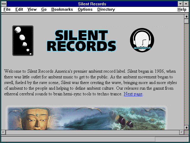 Screenshot of Silent Records