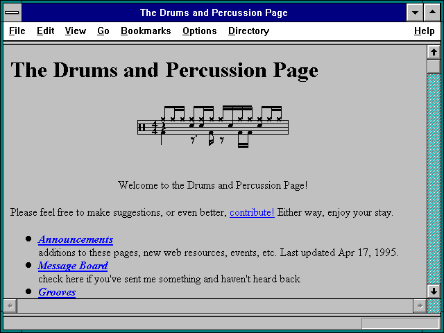 Screenshot of Comedy Home Page.