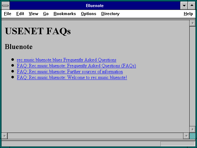 Screenshot of Bluenote