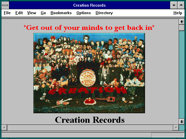 Screenshot of Creation Records