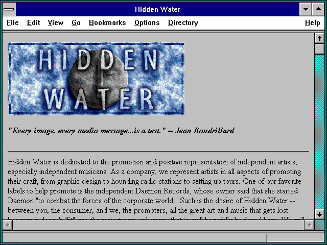 Screenshot of Hidden Water