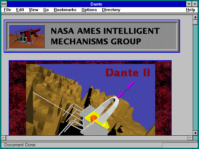 Screenshot of Dante