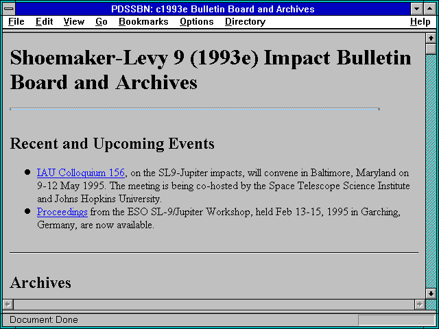 Screenshot of public account