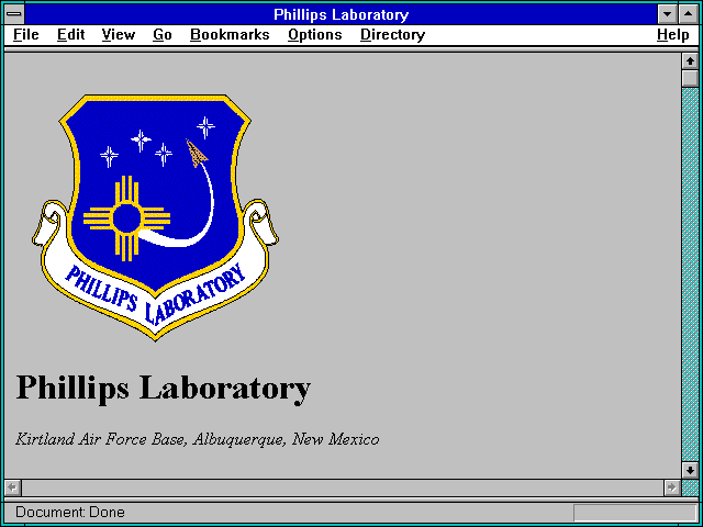 Screenshot of Phillips Laboratory