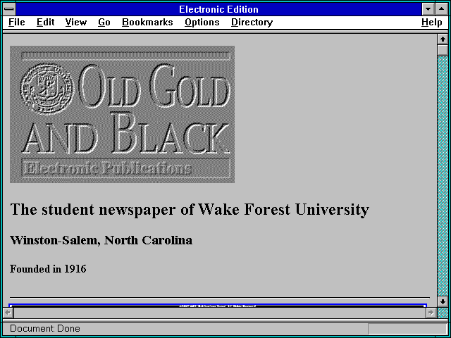 Screenshot of Electronic Edition
